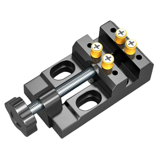 Mini prensa de taladro, abrazadera de banco, fácil de instalar, multifuncional, resistente. Mini tornillo de banco