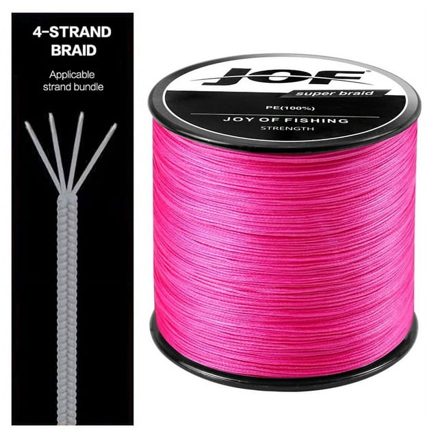4 Strands Braided Fishing Line 300M Multifilament Carp Fishing Multifunction PE Fishing Line for 10-82LB Pesca Pink Mainline