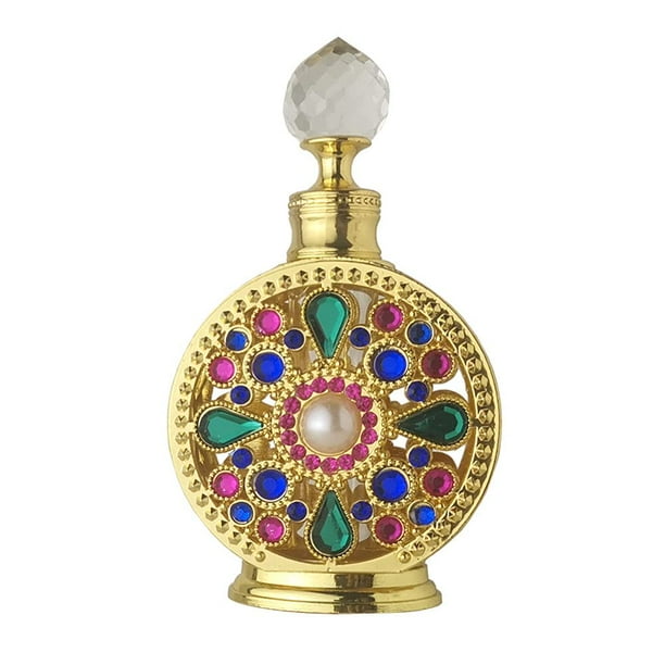 Dubai Arabic Style Rhinestone Perfume Bottle Makeup SubBottling Empty