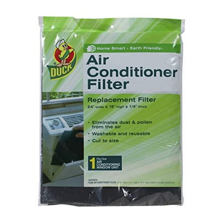 

Duck Brand Replacement Air Conditioner Foam Filter 24-Inch x 15-Inch x 1/4-Inch 1285234