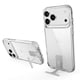 thumbnail image 1 of For iPhone 17 Pro Max Case TPU + PC Transparent Phone Cover with Kickstand, 1 of 5