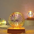 thumbnail image 3 of CNKOO Magic Crystal Lamp 3D Crystal Ball Night Light 3D Crystal Ball Led Night Light  Fireworks Model, 3 of 6