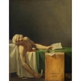 thumbnail image 2 of Jacques Louis David 20x24 Gold Ornate Framed and Double Matted Museum Art Print Titled - Marat Assassinated (1793), 2 of 4