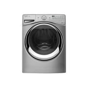 Whirlpool Duet WFW97HEDU - Washing machine - freestanding - height: 39 in - front loading - 4.5 cu. ft - diamond steel