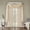 Cream, variant on Window Curtains, Solid Crushed Curtain Panel Pair(2 Pcs Window Panels), Cream Blackout Curtains,Polyester Curtain Rod, Household Supplies & Décor Curtains