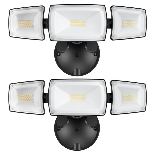 Ustellar 2 Pack 55W Flood Lights Outdoor, 5500LM LED Flood Light