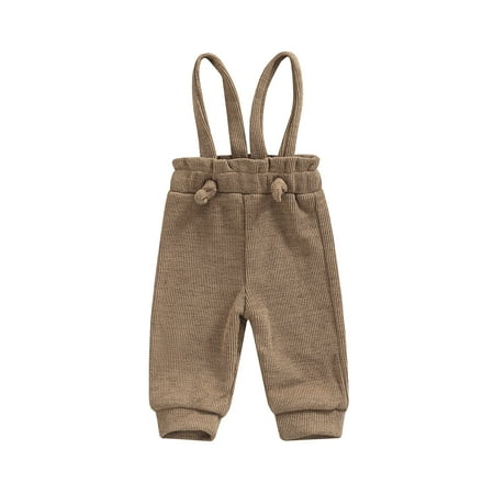 

GuliriFei Toddler Baby Boy Girl Corduroy Overalls Outfit Neutral Kid Solid Straps Suspender Fall Winter Casual Harem Pants Clothes