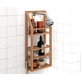 thumbnail image 2 of AquaTeak Moa Rectangular Teak Shower Organizer, 2 of 3