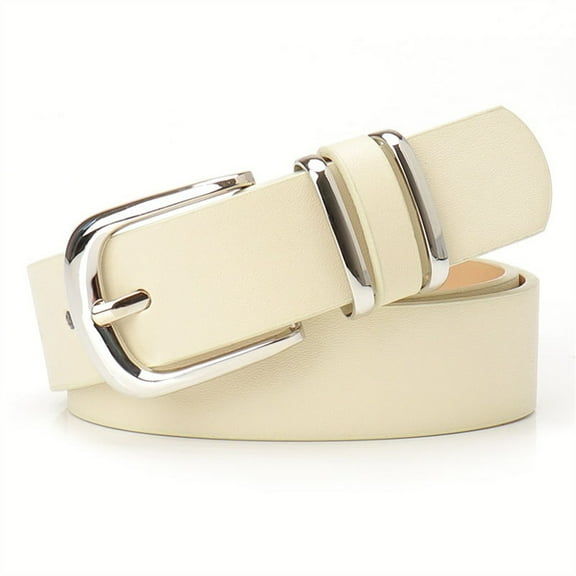 Trendy Metal Buckle Women's Belt PU Leather All-match Waistband Leopard Print Waist Chain