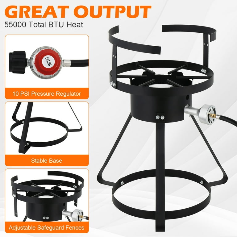 Ktaxon Outdoor Cooker, Aluminum Turkey Fryer Pot 30QT, Ideal for