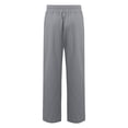 thumbnail image 6 of OSOLU Solid Color Casual Linen Hop Beach Pants For Men Trendy Comfortable Loose Fit Sports Sweatpants Pants Trousers Fashionable Classic Leisure Bottoms, 6 of 7