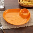 thumbnail image 6 of Dumpling Serving Plate with Built-in Sauce Compartment Divided Snack Dish for Kitchen Dining Table Appetizer Sushi Dessert Home Daily Use Party Supplies, 6 of 7