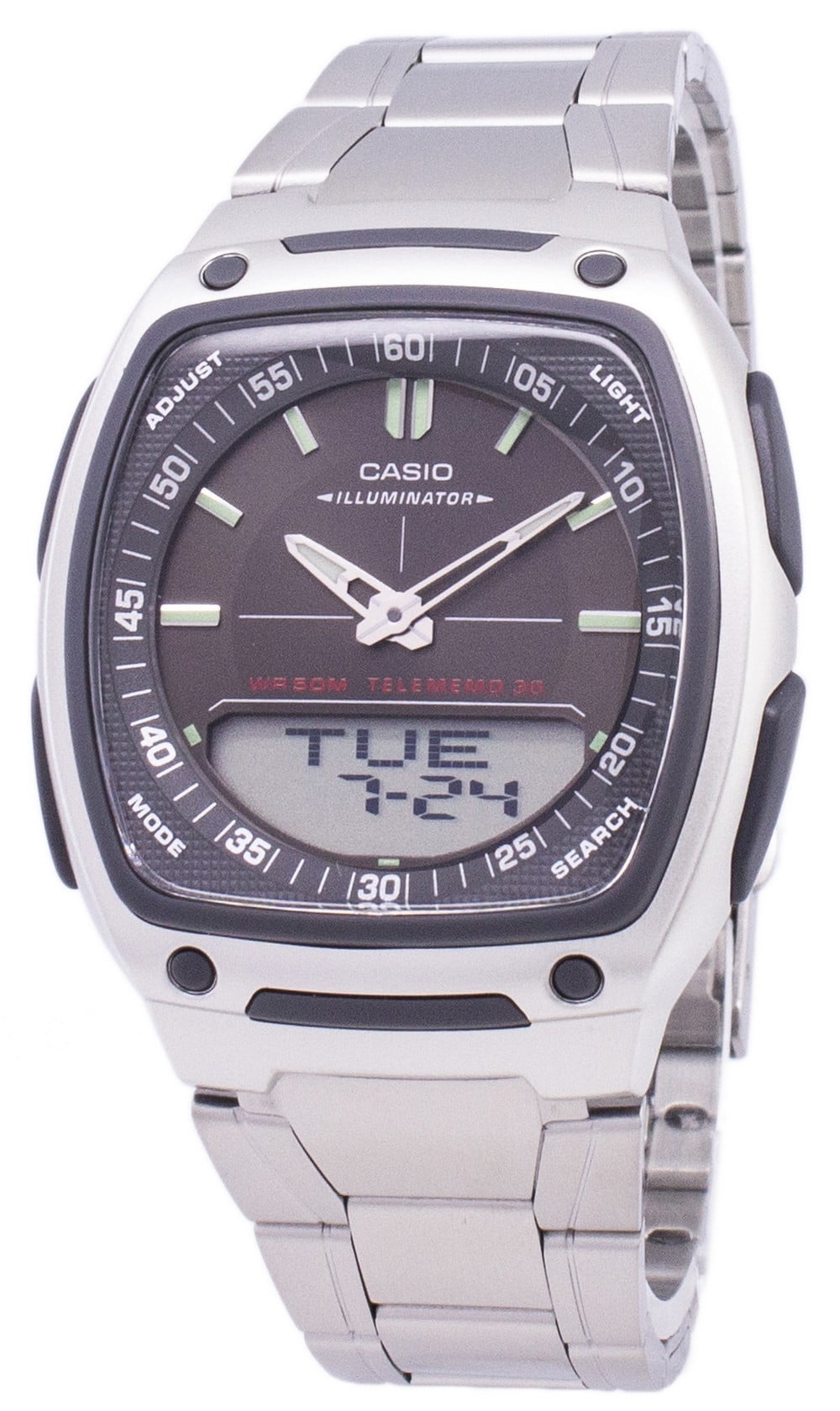 Casio - Casio Men's Ana-digi Watch Quartz Mineral Crystal AW-81D-1AV - Walmart.com