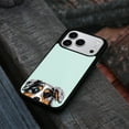 thumbnail image 4 of WIRESTER Shockproof Soft Rubber Cover Case for Apple iPhone 17 Pro 6.3" 2025, Animal Merle Aussie Australian Shepherd Dog On Aero Blue Background, 4 of 5
