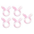 thumbnail image 1 of 5 Uds Juguetes para la Dentición del bebé Conejito Pulsera de Silicona Suave Juguetes para la Dentición Forma de Anillo Pulseras de Oreja de Conejo Puede Prevenir el Crecimiento ANGGREK Otros, 1 of 8