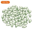 thumbnail image 3 of Uxcell Acrylic Horse Eye Gems Flat Back Artificial Rhinestones for DIY Crafts Bead Wedding Party Light Green 6x12mm, 3 of 7