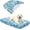 Blue Dog, variant on Replacement Dog Bed Covers Elastic Edged Washable Pet Bed Protector with Pink Dog Pattern Design for Medium & Large Pet Beds, Cover Only (Pink, 36x 27 x 6 Inch)