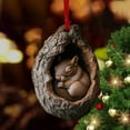 thumbnail image 2 of Animal Christmas Ornaments 2025, 1 Pc 2D Forest Animal Christmas Ornaments, Squirrels Ornaments for Christmas Tree, Personalized Christmas Ornament Gift Ideas, 3.14 Inch,Squirrel, 2 of 9