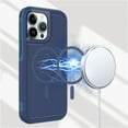 thumbnail image 2 of For Apple iPhone 14 (6.1") Compatible with MagSafe Magnetic Heavy-Duty Tough Rugged Hybrid Slim Shockproof Protective Cover ,Xpm Phone Case [ Blue ], 2 of 3