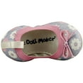 thumbnail image 2 of The Doll Maker Floral Glitter Ballet Flat, Blue,  Size Toddler 8.0, 2 of 5