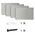 thumbnail image 3 of LUGO® 128-PC Pegboard Wall Organizer Kit, 24"x16", with 4 Boards, Gray, 3 of 7