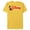Yellow, variant on Mickey Mouse Race Car Driver Racing Flag Logo 2026 Standard T-Shirt- Short Sleeve Blended T-Shirt for Adults - Customized-Dark Heather
