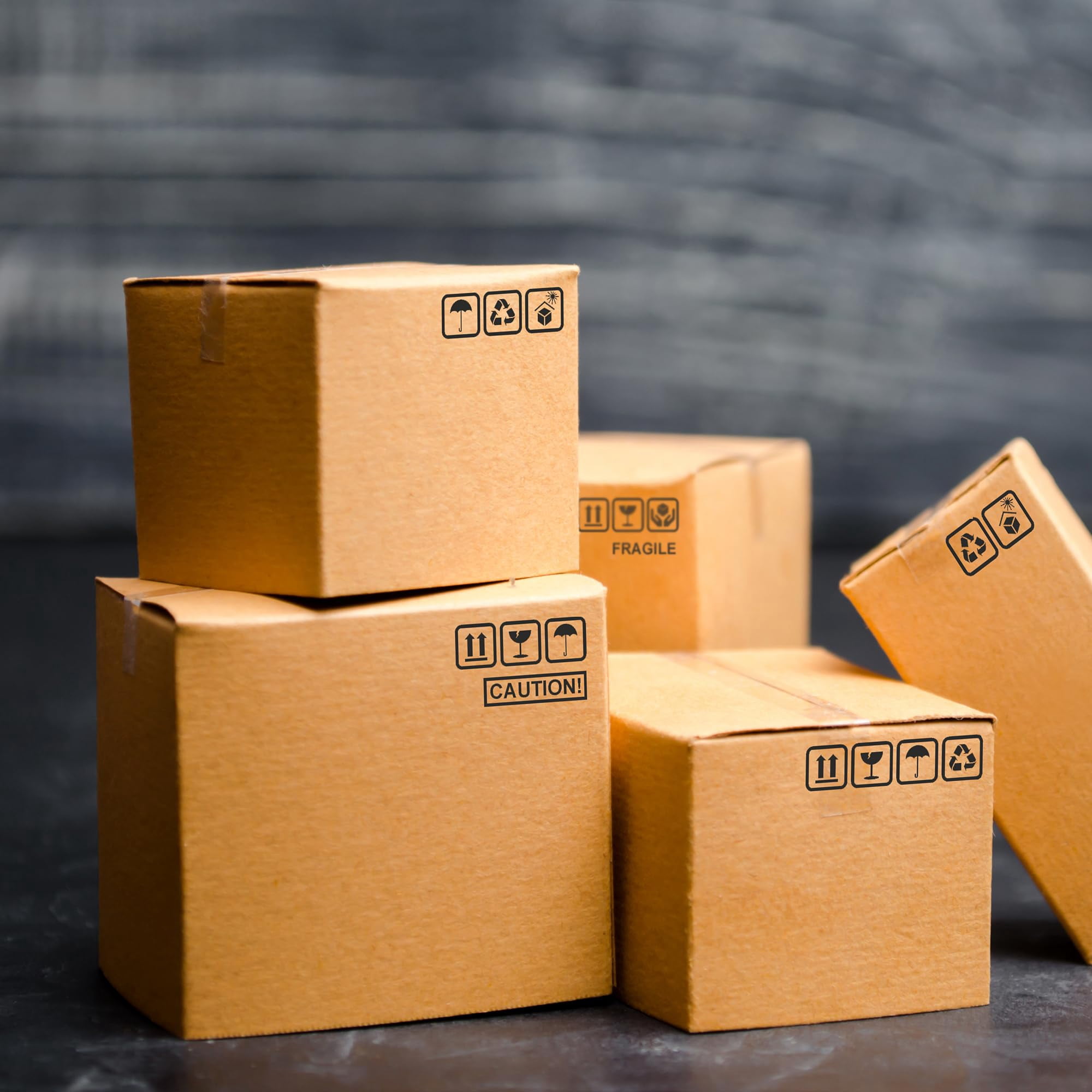 Corrugated Shipping Boxes Brown Cardboard Moving Boxes 75 count 7x7x7 in