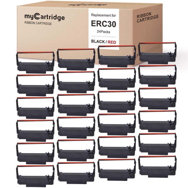 Cartucho de cinta MyCartridge ERC30/ERC34/ERC38, paquete de 24