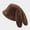 Brown, variant on Cute Bunny Ear Faux Fur Bucket Hat Women Warm Winter Outdoor Fashion Hat