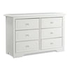 Graco 6 Drawer Dresser, White