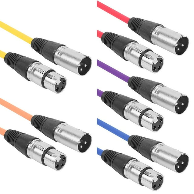 MesaSe 1m XLR 3Pin Cable Male to Female Shielded Microphone Extension Wire Cord