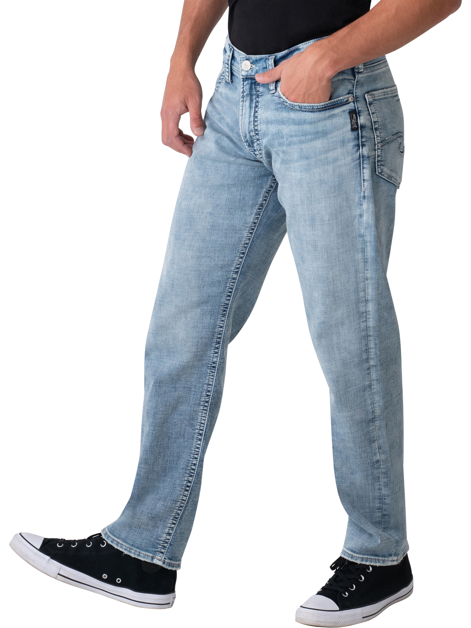 Silver Jeans Co. Men's Kenaston Slim Fit Slim Leg Jeans, Waist Sizes 28-40 - image 3 of 3
