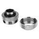 thumbnail image 2 of 2 piezas/paquete Accesorio de compresión de refrigeración por agua para tubo acrílico rígido OD 14 mm Plata, 2 of 5