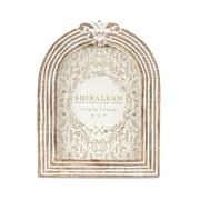 Shiraleah White Wash Sausalito Arched 5" X 7" Picture Frame