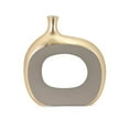 thumbnail image 1 of IMAX 14813 Maddy Metallic Vase, Gold - Small, 1 of 1