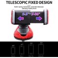 thumbnail image 3 of Bling Rhinestone Car Phone Holder Windshield Dashboard Mount Adjustable Phone Holder for Easy View GPS Screen Compatible with iPhone 5 6s 7 8s 9 10 SE XS XR S20 - Red, 3 of 7