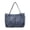 Deep Blue, variant on Large Casual Denim Tote Bag, Multi Pocket Purse for Women, Light Blue Shoulder Handbag with Zipper Closure
