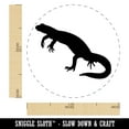 thumbnail image 2 of Newt Lizard Salamander Solid Self-Inking Rubber Stamp Ink Stamper - Black Ink - Medium 1 Inch, 2 of 7