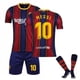 thumbnail image 1 of Adecuado para la camiseta de Barcelona de local y visitante, negro, dorado, rosa, 10, traje de uniforme de fútbol Messi Macy Ronaldinho, 1 of 5