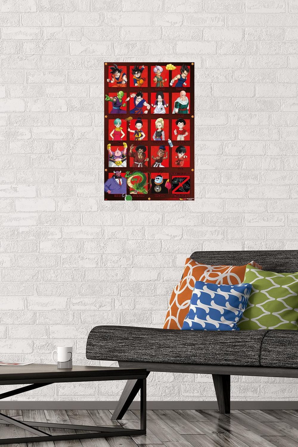 Dragon Ball Z - Anniversary Wall Poster, 14.725" x 22.375"