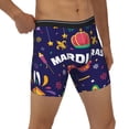 thumbnail image 5 of Sigee Happy Mardi Gras for Men's Boxer Briefs,Moisture Wicking and Breathable Large, 5 of 9