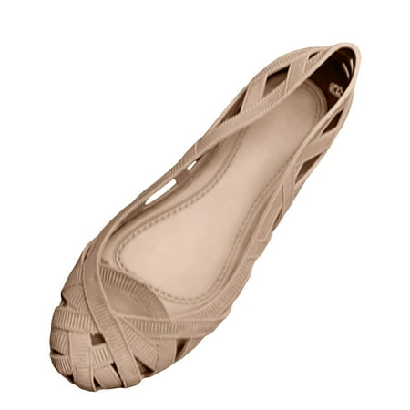 

Women s Casual Shoes Fashion Hollow Out Women Breathable Sandals Summer Home Shallow Pointed Sandals Leisure Beach Flat Bottomed Sandals