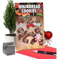 thumbnail image 3 of CAB5982 Ninjabread Cookies Christmas Funny Paper Card (12 Pack), 3 of 7