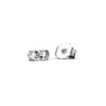 thumbnail image 4 of IGI Certified 4.50 Ct Radiant Cut Lab-Grown Diamond Halo Stud Earrings – 14K White Gold | Women's Earrings, 4 of 6
