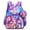 The Witch Hunter Squad 4, variant on New cartoon anime Korean-style 3D blue tiger cool print backpack, lightweight and durable student school backpack with pendant