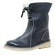 thumbnail image 4 of Botas de nieve de tubo mediano de gran tamaño para mujer, tacón bajo, cabeza redonda, manga de color sólido, botas de caballero europeas y americanas, 4 of 6