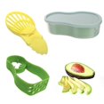 thumbnail image 3 of Juego De Herramientas Para Aguacate, Corte De Aguacate, Cortador Descorazonador, Cortador De Caja Fresca, Soporte Para Almacenamiento, Ensalada De Frutas Monstrate HA021983-00, 3 of 6