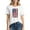 A148 White, variant on Mifsaly Cotton Short Sleeve Tops for Women 4Th of July Patriotic T-Shirt Usa Graphic Basic Casual Summer Top Loose Fit Breathable Lightweight Independence Day Tee XXL