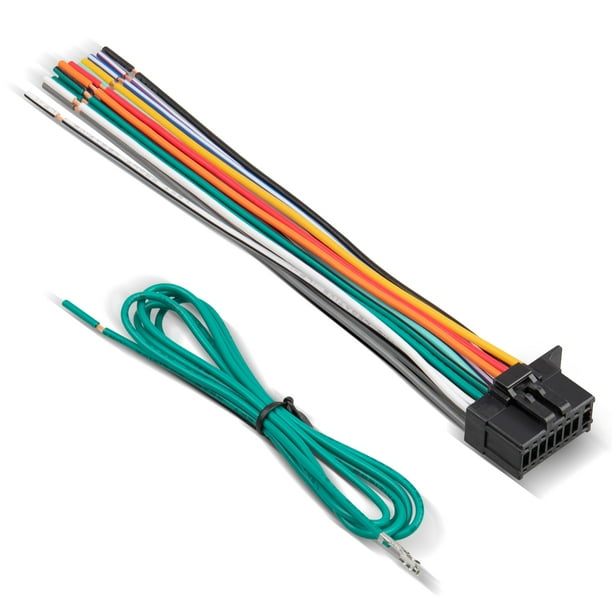Arnés de cableado Pioneer de 16 pines para radio de posventa RED WOLF