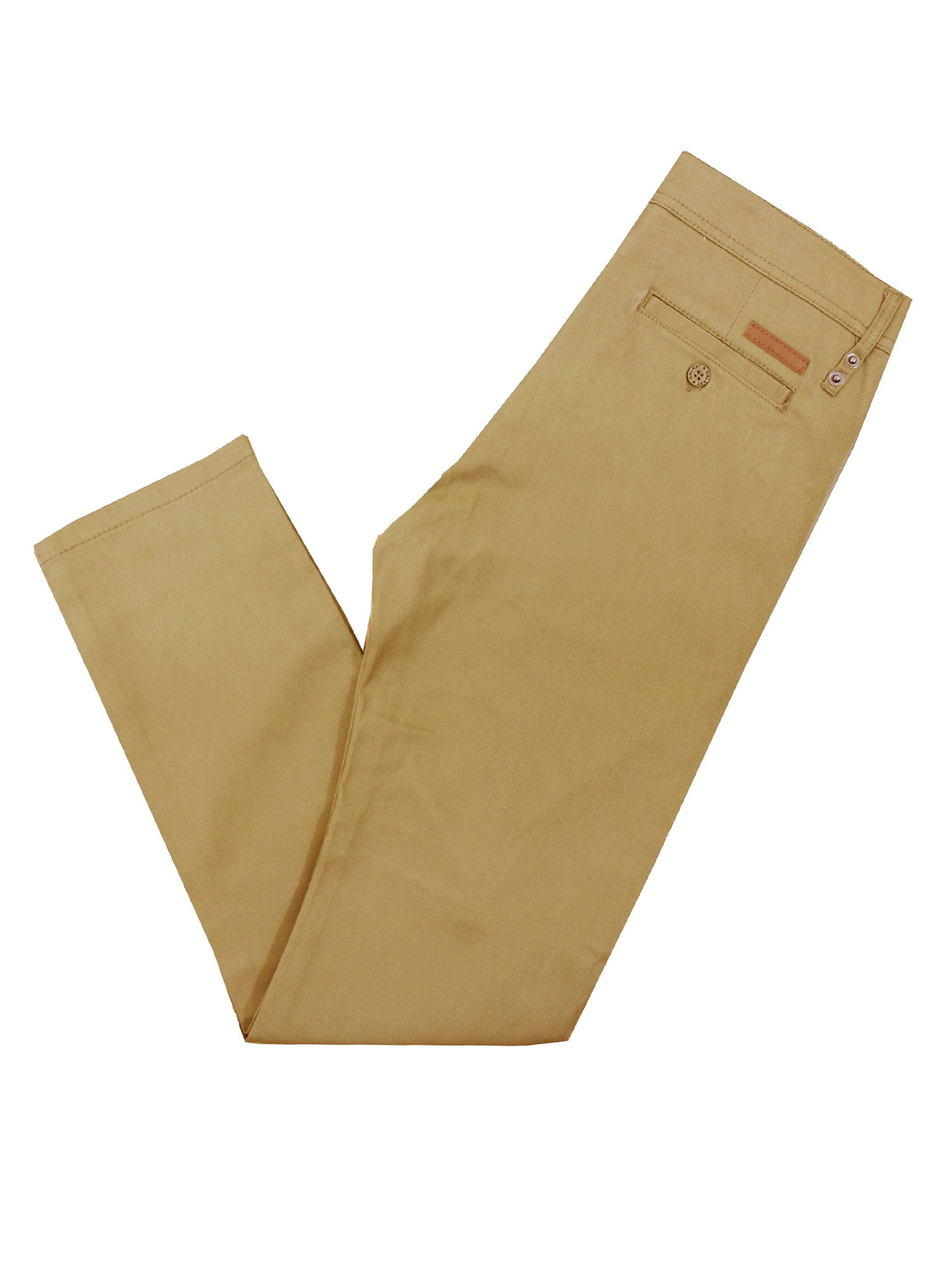 Flat 5-Pocket Mens Casual Pants Front Chino Cotton GBH Stretch